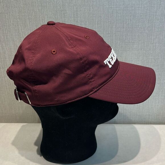 adidas Texas A&M University Hat Cap Maroon Embroidered Adjustable - Picture 5 of 10